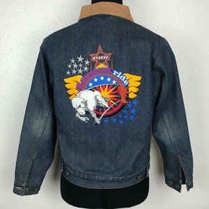 CRIPPLE CREEK Youth PBR 8 Second Ride Lined Denim